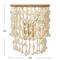 Hello Honey® 10" Round Metal and Shell Wall Sconce